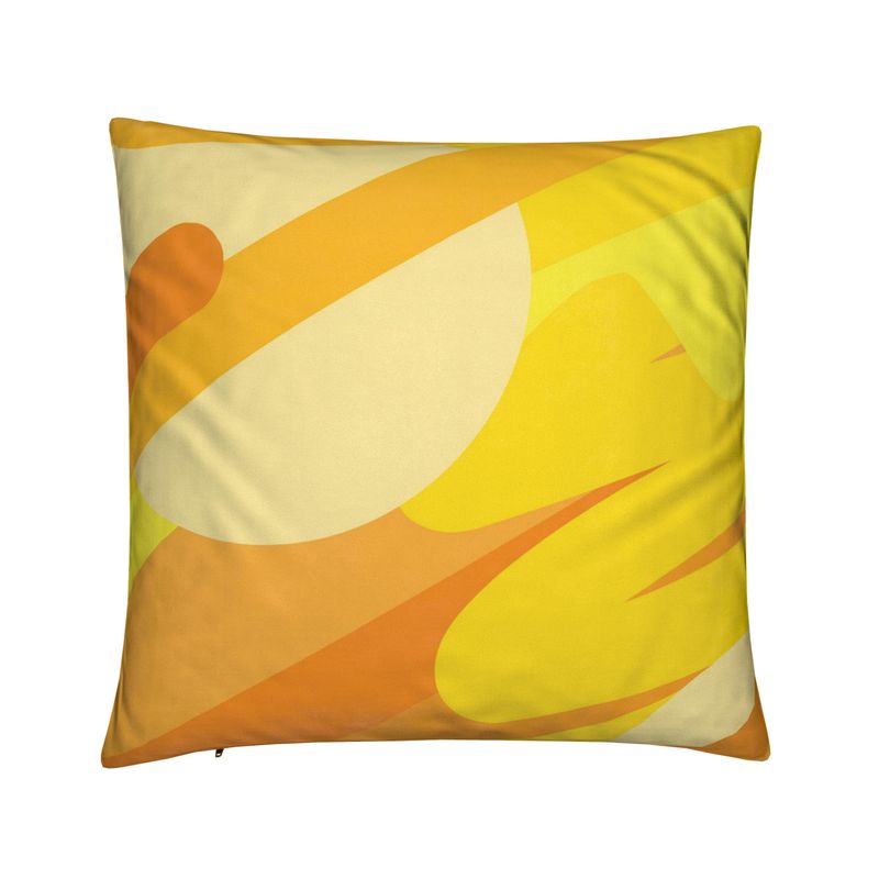 Flowing in the Golden Sun Throw Pillow