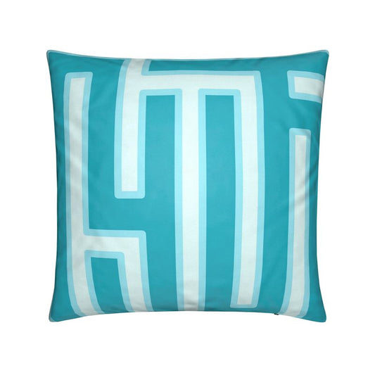 Sea Maze Throw Pillow
