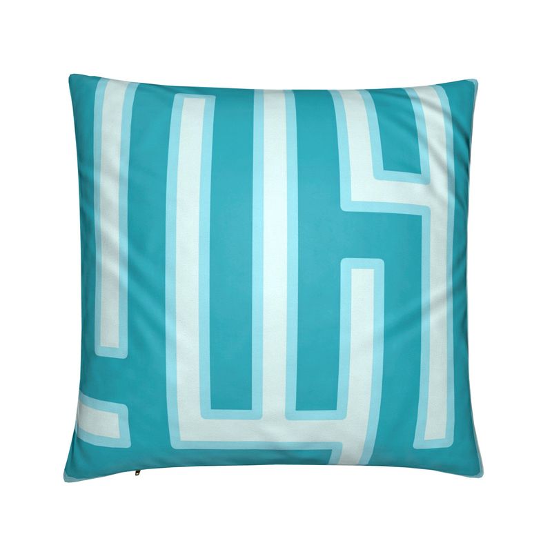 Sea Maze Throw Pillow