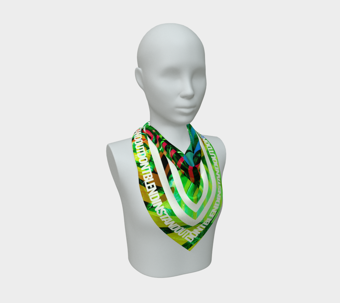 Electric Jungle, Silk Scarf
