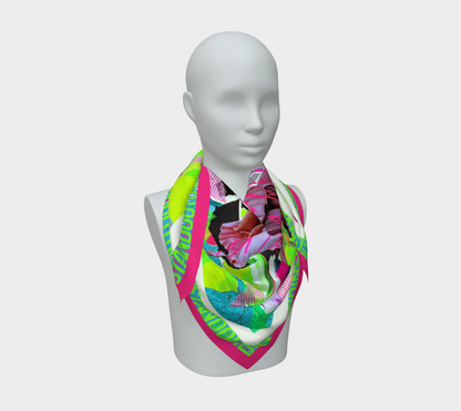 Pushing Through Chaos, Silk Scarf